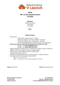 194. schůze 2. 6. 2025